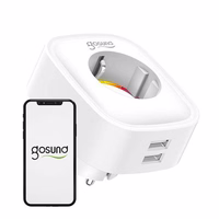 Viedā kontaktligzda WiFi Gosund SP112 2xUSB, 16A, Tuya