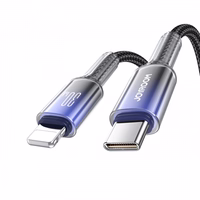 USB Kabelis Joyroom "S-A42" melns "Type-C / Lightning" 120cm (līdz 30W)