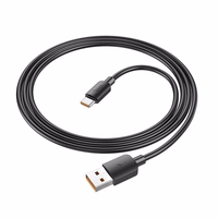 Kabelis USB A uz USB C Hoco PD 6A 100W 1 m X96 melns