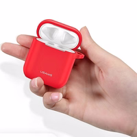 USAMS silikona aizsargmaciņš AirPods sarkans BH423AP04 (US-BH423)