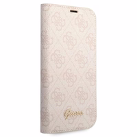 Guess GUBKP14XHG4SHP iPhone 14 Pro Max 6.7 "rozā / rozā grāmata 4G Vintage Gold Logo