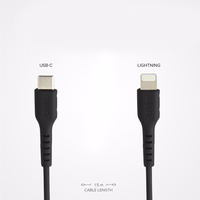 SBS TECABLELIGTC1K USB-C - Lightning kabelis 1 m - melns