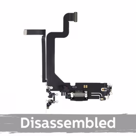 Uzlādes ports saderīgs ar iPhone 14 Pro Max ar Flex / sudrabs / (100% oriģināls / Lietots)