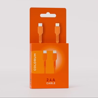 COLORUM kabelis USB-C- Lightning 1,8m 2,4A CK12-CL-10 xOrange