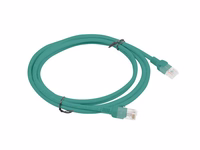 PATCHCORD KAT.5E UTP 2M zaļš FLUKE PASSED LANBERG 10-PACK