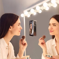 Silikona piesūcošs telefona turētājs magnētisks ar gredzenu MSH9 rozā