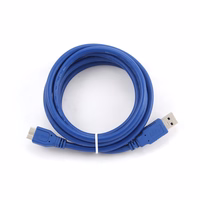 Gembird CCP-mUSB3-AMBM-0.5M USB cable USB 3.2 Gen 1 (3.1 Gen 1) USB A Micro-USB B zils