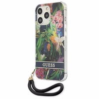 Guess GUHCP13LHFLSB iPhone 13 Pro / 13 6.1" zils/zils cietais apvalks Ziedu Siksniņa