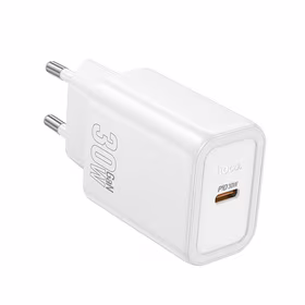 Viedtālruņa lādētājs Hoco USB C QC PD 30W N62 balta