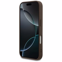 Guess 4G Small Classic Logo MagSafe futrālis iPhone 17 Pro - brūns