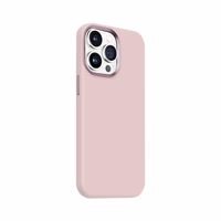Crong Color Cover LUX Magnetic - iPhone 15 Pro MagSafe maciņš (rozā)