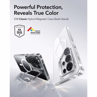 ESR Classic Hybrid Kickstand MagSafe futrālis Samsung Galaxy S26 Ultra - caurspīdīgs