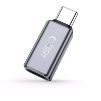 Tech-Protect UltraBoost Type-C uz Lightning adapteris - pelēks