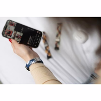 FORCELL F-DESIGN FX5 pulksteņa siksna XIAOMI Mi Band 8 - tumši zila