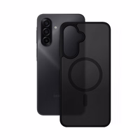 Crong Hybrid Matte Magnetic - MagSafe maciņš Samsung Galaxy A17 (melns)