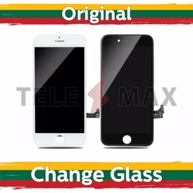 LCD Displejs Saderīgs ar iPhone 7 Melns (Telemax Renewed)