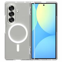 Spigen Tough Armor Pro Mag Magnētiskais viedtālruņa apvalks Samsung Galaxy Z Fold 7 - caurspīdīgs un balts