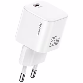 Tīkla lādētājs USAMS JC Series CC289 25W GaN Mini Fast Charger USB-C balts