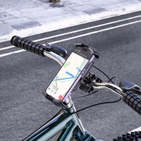 Velosipēdu, motociklu tālruņa turētājs Borofone BH105 melns