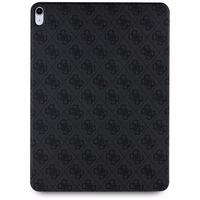 Guess GUFC13RM24PS4SGK iPad Air 13" 2024 melns/melns Magnētiskais 4G Liels Logotips