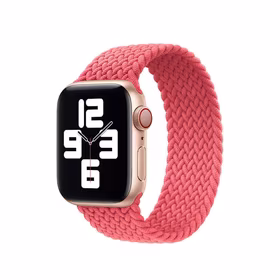 APPLE SIKSNIŅA APPLE WATCH  3H890ZM/A PĪTS SOLO SIKSNIŅA 40MM SIZE 5 ROZĀ PUNCH ORIĢINĀLĀ PLOMBA