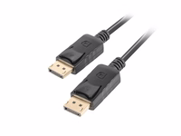 Lanberg CA-DPDP-10CC-0030-BK DisplayPort cable 3 m melns