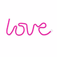 Neon LED Light LOVE rozā Bat + USB FLNE05 Forever Light