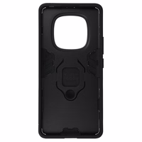 Gredzena bruņu viedtālruņa apvalks Xiaomi Redmi Note 14 Pro 4G melns