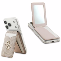 Guess 4G Stand & Mirror Magsafe maks ar spoguļi rozā