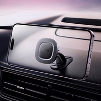 HOCO magnētiskais automašīnas turētājs centrālajai konsolei H73 melns metālisks pelēks