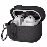 Tech-Protect plāns vāciņš ar āķi Samsung Galaxy Buds 3 / 3 FE / 3 Pro - melns