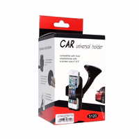 Auto turētājs priekšējā stikla melns