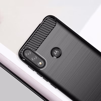 Carbon apvalks elastīgs apvalks Motorola Moto E7i Power melns