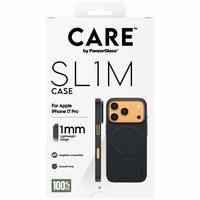 CARE by PanzerGlass SL1M MagSafe macins iPhone 17 Pro - melns