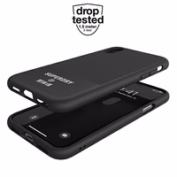 SuperDry Formēts Canvas iPhone X/Xs Maciņš melns 41544