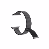 Puro Sport neilona siksniņa Apple Watch 42 / 44 / 45 / 49 mm – melnā krāsā