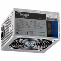 Akyga AK-B1-550 power supply unit 550 W 20+4 pin ATX ATX pelēks