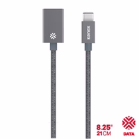 Kanex DuraBraid™ adapteris - USB-C to USB 3.0 type A Aluminium adapteris (Space Grey)