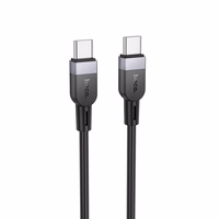 USB kabelis Hoco X109 60W USB-C uz USB-C 2.0m melns