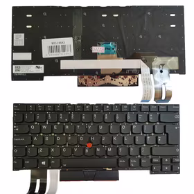 Keyboard Lenovo ThinkPad T490s, T495s, UK, ar backlight