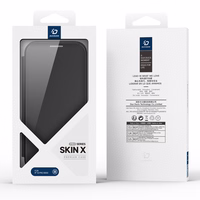 Dux Ducis Skin X Pro viedtālruņa apvalks iPhone 16 Pro Max ar MagSafe un atveramu vāciņu - melns