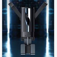 USAMS Turētājs ventilācijas režģim Gravity melns ZJ058ZJ01 (US-ZJ058)