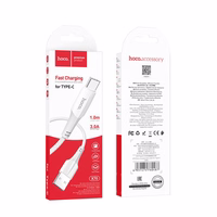 Kabelis USB A uz USB C Hoco 3A 1 m X70 balts