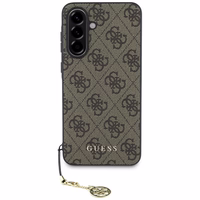 Guess 4G Charms Collection apvalks Samsung Galaxy A36 - Brūns