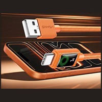 Kabelis USAMS U92 18W USB-C uz USB-A 1.2m oranžs