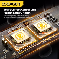 Automašīnas Lādētājs Essager "Rui Mini" Melns 30W (1xPD / 1xQC3.0)