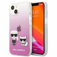 KARL LAGERFELD KLHCP13SCKTRP IPHONE 13 MINI 5.4 "maciņš rozā/rozā KARL & CHUPETTE