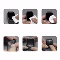 Tech-Protect Glass Flex+ Hibrīda stikls 2-gab. komplekts Apple Watch 10 42mm - melns