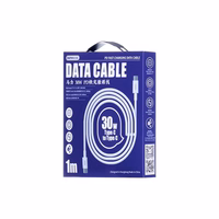 USB kabelis Remax RC-C021 USB-C uz USB-C 30W 1.0m, balts