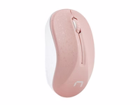 Natec Wireless Mouse Toucan rozā & balts 1600DPI